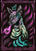 Xolo 2, impresión en canvas del xoloitzcuintle contemporáneo