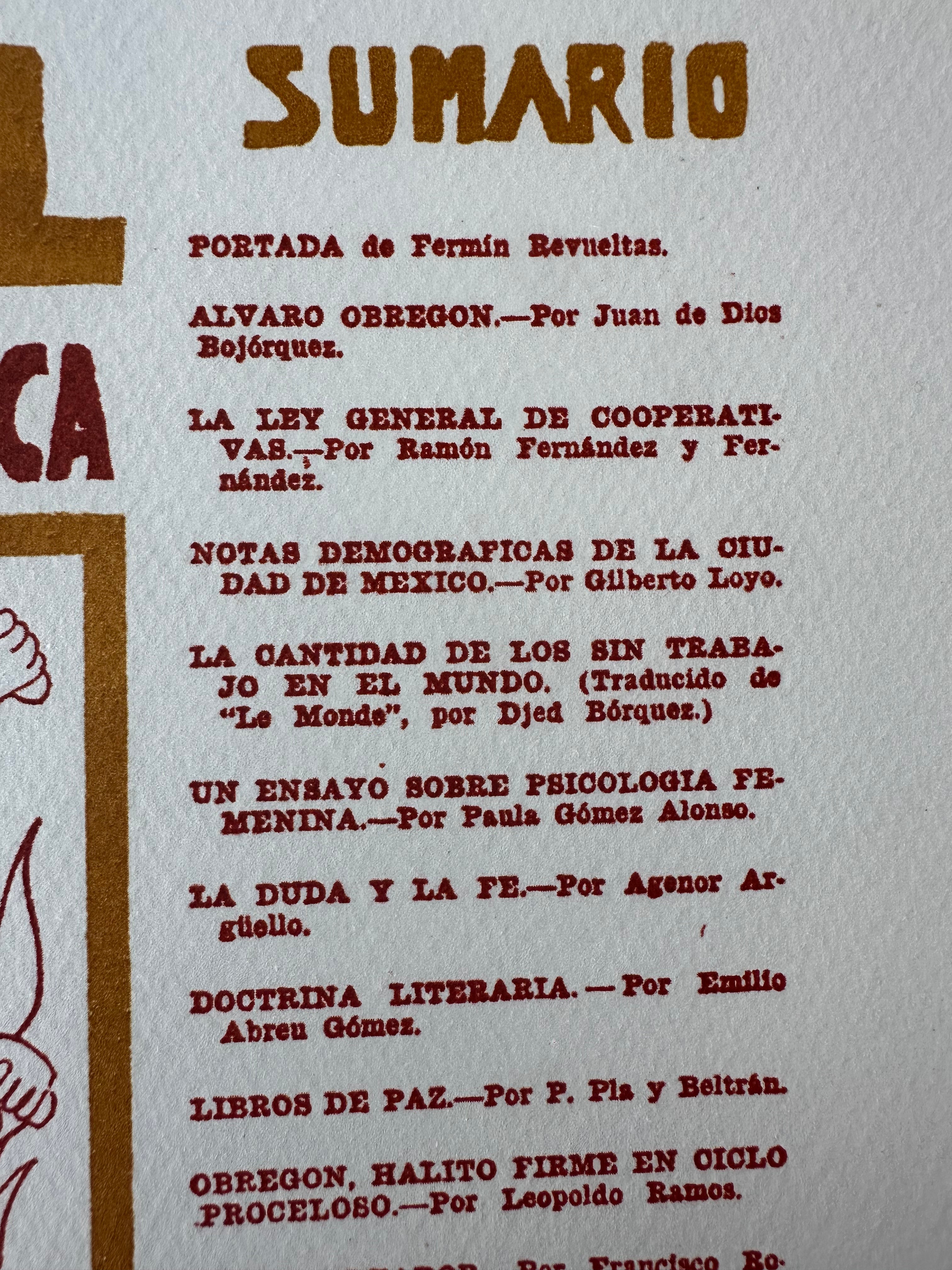 Venado portada crisol revista de critica 1933